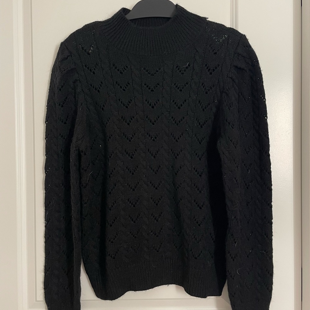 Mock neck black ModCloth sweater